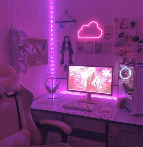 Pink Pc Gaming Setup