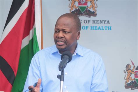 On how to handle negative effects brought forth by covid 19 , how to prevent, and measures to take so as not find. I also used to enjoy 'Kagwe Special', Health CS tells Kenyans