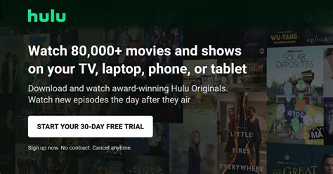 Hulu Free Trial Start Your 30 Day Hulu Free Trial