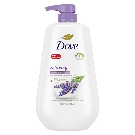 Dove Relaxing Liquid Body Wash With Pump Lavender Oil And Chamomile 306
