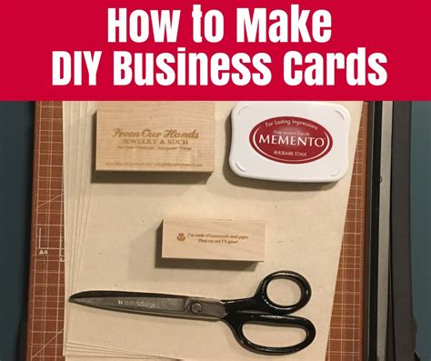 Check spelling or type a new query. How to Make DIY Business Cards • The Crafty Mummy