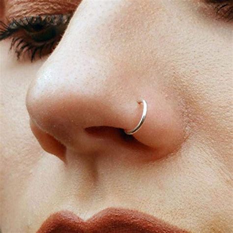 Fake piercing piercing cartilage cute ear piercings cartilage earrings piercing tattoo cuff earrings mouth piercings diy jewelry tutorials. The 5 Best Fake Nose Rings | Plus DIY Options | Product Reviews and Ratings