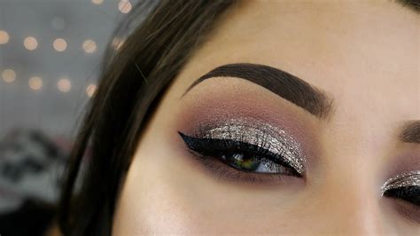 Easy Full Glam Glitter Smokey Eyes Glitter Makeup Tutorial Makeup