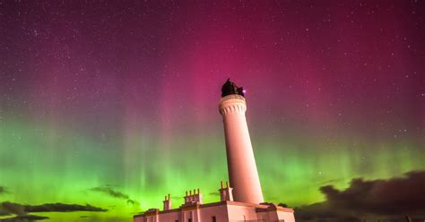 Northern Lights Uk Last Night Spectacular Aurora Borealis