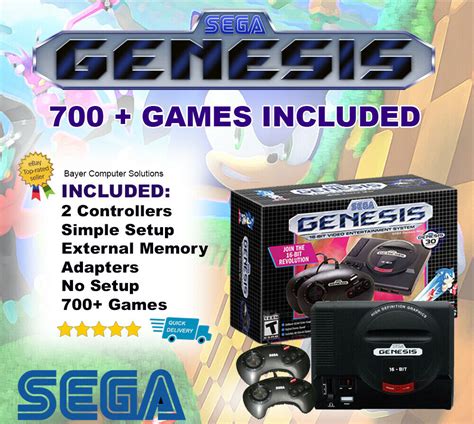 Sega Genesis Edifying Mini Classic Sport Console With Complete Usa