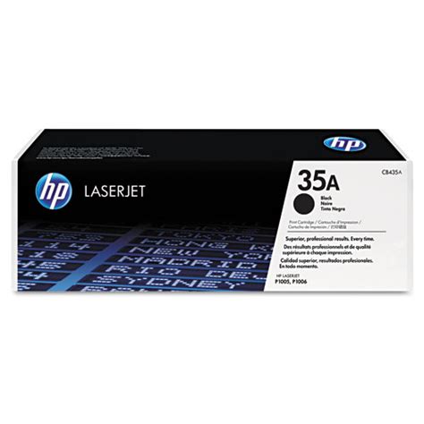 Video of replacing the print cartridge. HP 35A, CB435A - HP LaserJet P1005 P1006 Toner - Genuine New