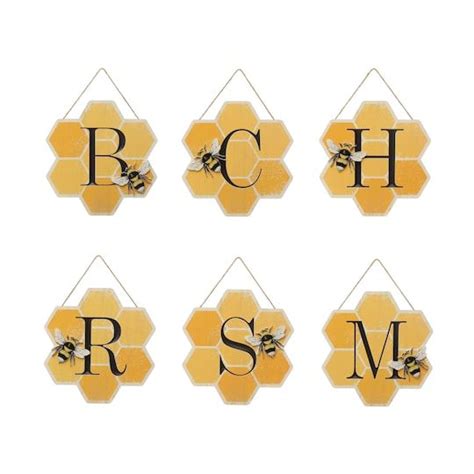 Assorted Honeycomb Letter Wall Hanging By Ashland In 2022 Letter