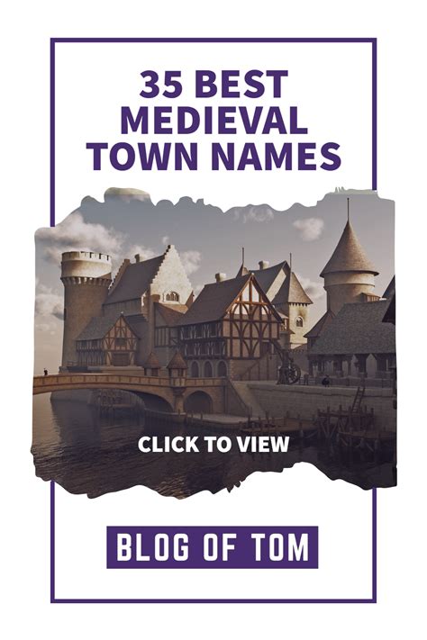 Medieval Town Names Artofit
