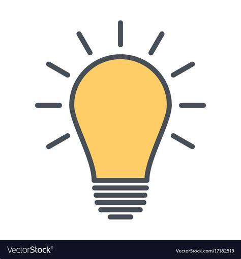 Images Of Light Bulb Icon Idea Illustration