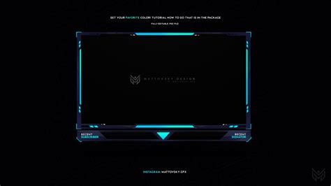 Facecam Stream Overlay Template Download Psd Mattovsky
