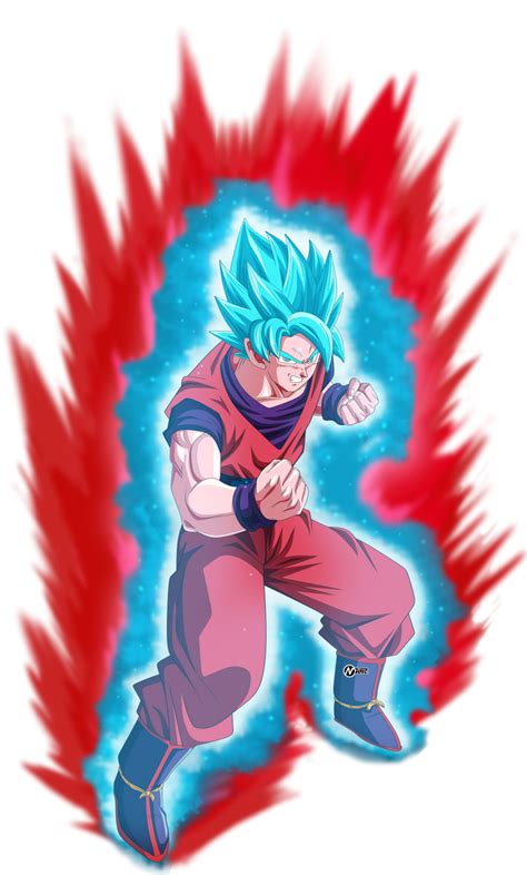 Goku Ssj Blue Kaioken By Naironkr Dragon Ball Super Goku Anime