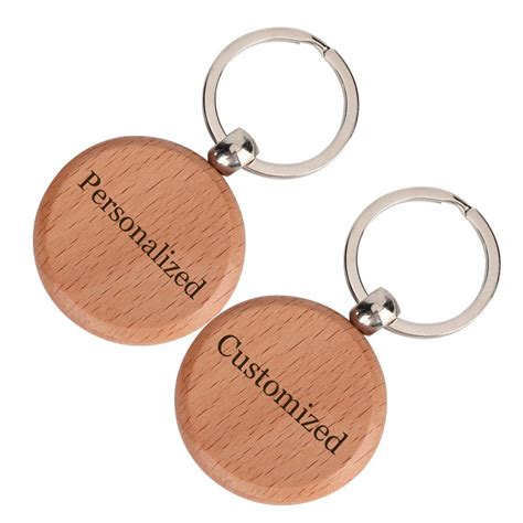 Personalized Wood Keychain Custom Keyrings Couple Keychain Etsy