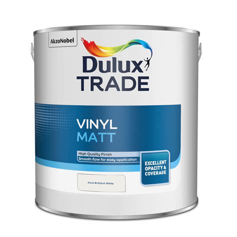 Dulux Trade Vinyl Matt Pure Brilliant White 25l