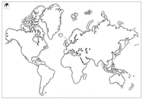 Free Printable Blank World Map PRINTABLE TEMPLATES