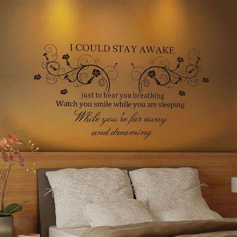 Bedroom Quote Removable Vinyl Wall Sticker Art Decal Home Decor Mural Diy 1079 Wall Stickers