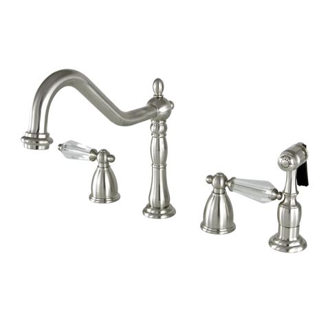 Compliant with state water efficiency standards for customers in california. Design House Ashland 2-Handle Standard Kitchen Faucet with ...