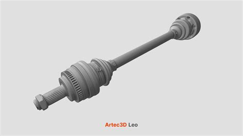 Axle Shaft 3d Model By Artec 3d Aefa00a Sketchfab