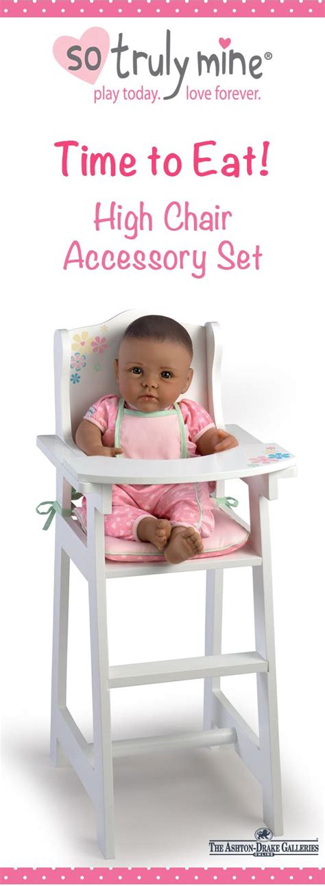 Baby dolls & accessories └ dolls, clothing & accessories └ dolls & bears all categories antiques art baby books, comics & magazines business, office & industrial cameras & photography cars, motorcycles. High Chair Accessory Set For The So Truly Mine Baby Doll ...
