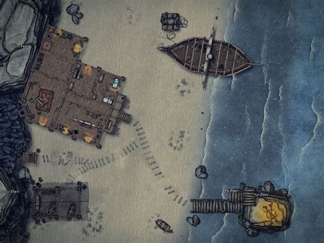 Bandit Hideout Coast 40x30 Inkarnate Create Fantasy Maps Online