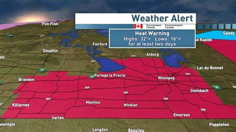 Heat Warnings Issued For Much Of Southern Manitoba As Temperatures Soar