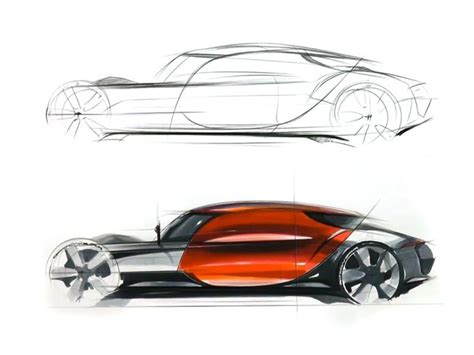 Car Body Design Sketch