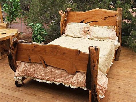 Rustic Juniper Bed Rustic Bed Frame Bed Furniture Set Rustic Bed