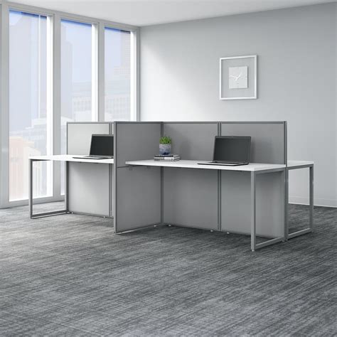 Bush Business Furniture Easy Office 60w 4 Person Cubicle Desk Workstation