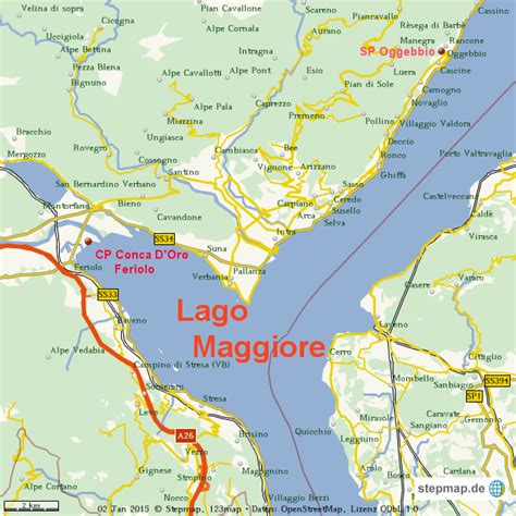 Karte Lago Maggiore