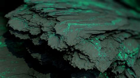 Black Stone Procedural Minerals Mineral Artwork Digital