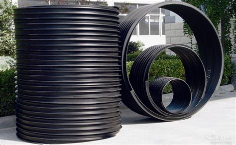 Hdpe Double Wall Corrugated Pipe With Steel Belt Plastic Culvert Pipe
