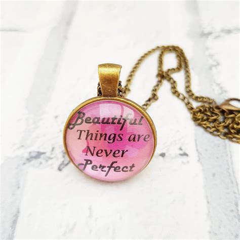 Inspirational Quote Necklace Graduation Gift For Her