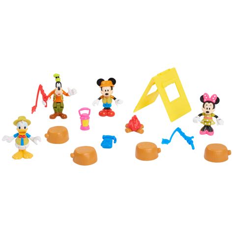 Disney Junior Mickey Mouse Funhouse Camping Figure Set - Just Play