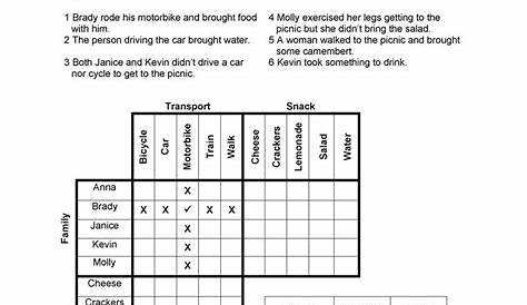 Math Logic Puzzles Worksheets Pdf | Download Them And Try To Solve