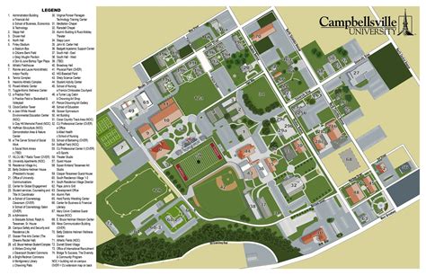 Louisville University Campus Map