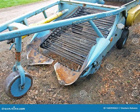 Potato Harvester Stock Image Image Of Tool Close Furrow 168394563
