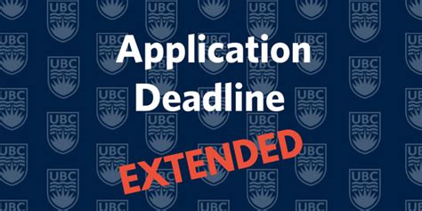 Application Deadline Extended To December 2 Ubc Undergraduate