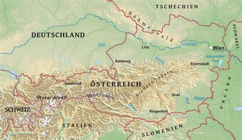 Karte Von Österreich