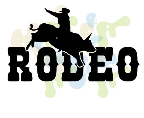 Rodeo Silhouette Rodeo Clipart Rodeo Svg Southern Svg - Etsy UK