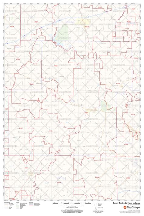 Owen Zip Code Map Indiana Owen County Zip Codes