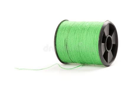 Spool Of Green Thread Stock Image Image Of Spool Macro 40745487