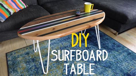 How i should do it. Super Simple Surfboard Table Build! - YouTube