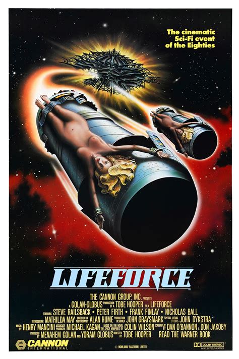 tobe hooper cinema film decor lifeforce space vampires 1985 original one sheet vintage movie