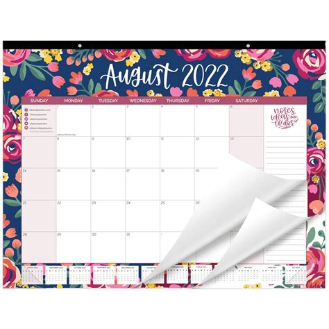 Buy Bloom Daily Planners 2022 2023 Academic Year Desk 21 X 16 Large