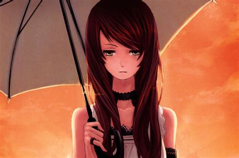 X Sad Anime Girl Chromebook Pixel Hd K Wallpapers Images Backgrounds Photos And Pictures