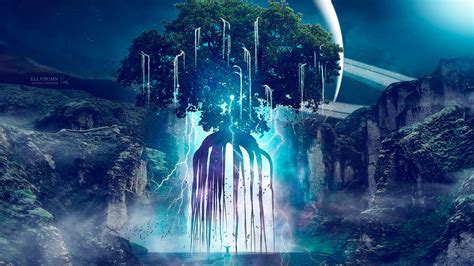 Download Tree Fantasy Magic Hd Wallpaper By Gene Raz Von Edler