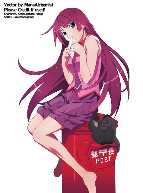 Red Haired Female Anime Character Anime Monogatari Series