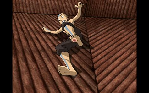 Nice Little Detail Aang’s Feet Have An Exit Wound From When Azula Shot Him In The Back With