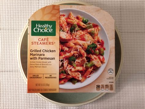 Healthy Choice Grilled Chicken Marinara With Parmesan Review Freezer