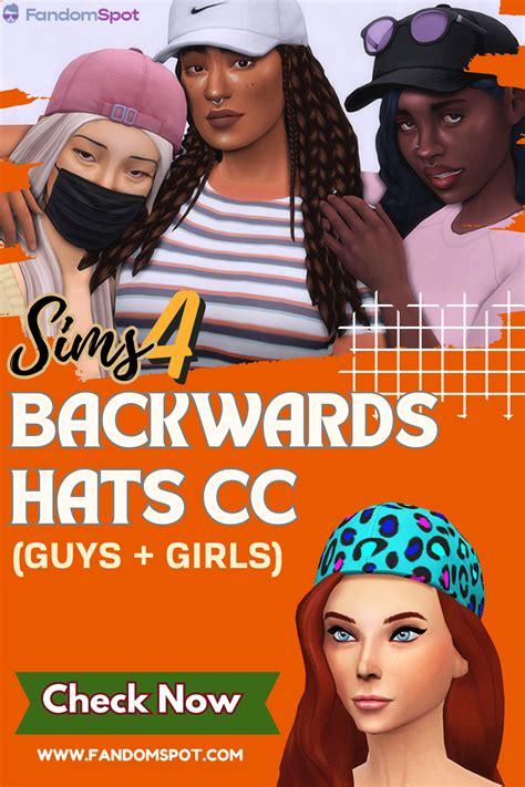 Sims 4 Backwards Hats Cc Guys Girls Backwards Hat Guys And Girls