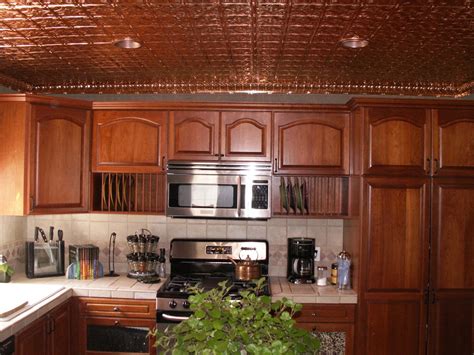 The type of ceiling tiles you choose will depend, in part, on the installation type you will use. Bring Copper Ceiling Tiles into Your Home Easily with ...
